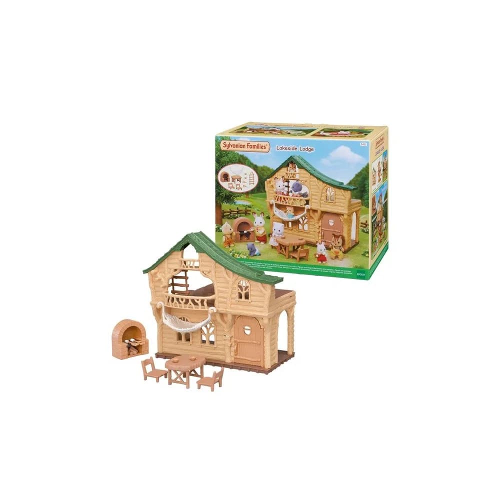 SYLVANIAN FAMILIES Haus am See, mit Möbeln