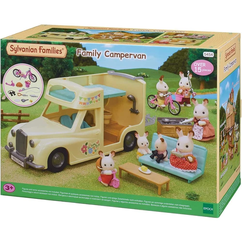 Sylvanian Families Autorennbahn 5454 Wohnmobil - Puppenhaus Auto Spielset