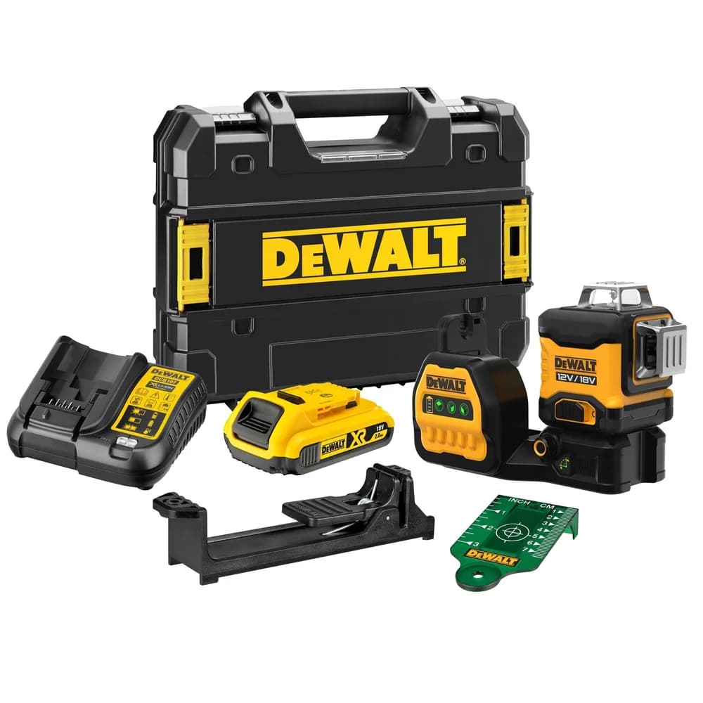 DEWALT Multilinienlaser, Grün, 3x360°, 18V
