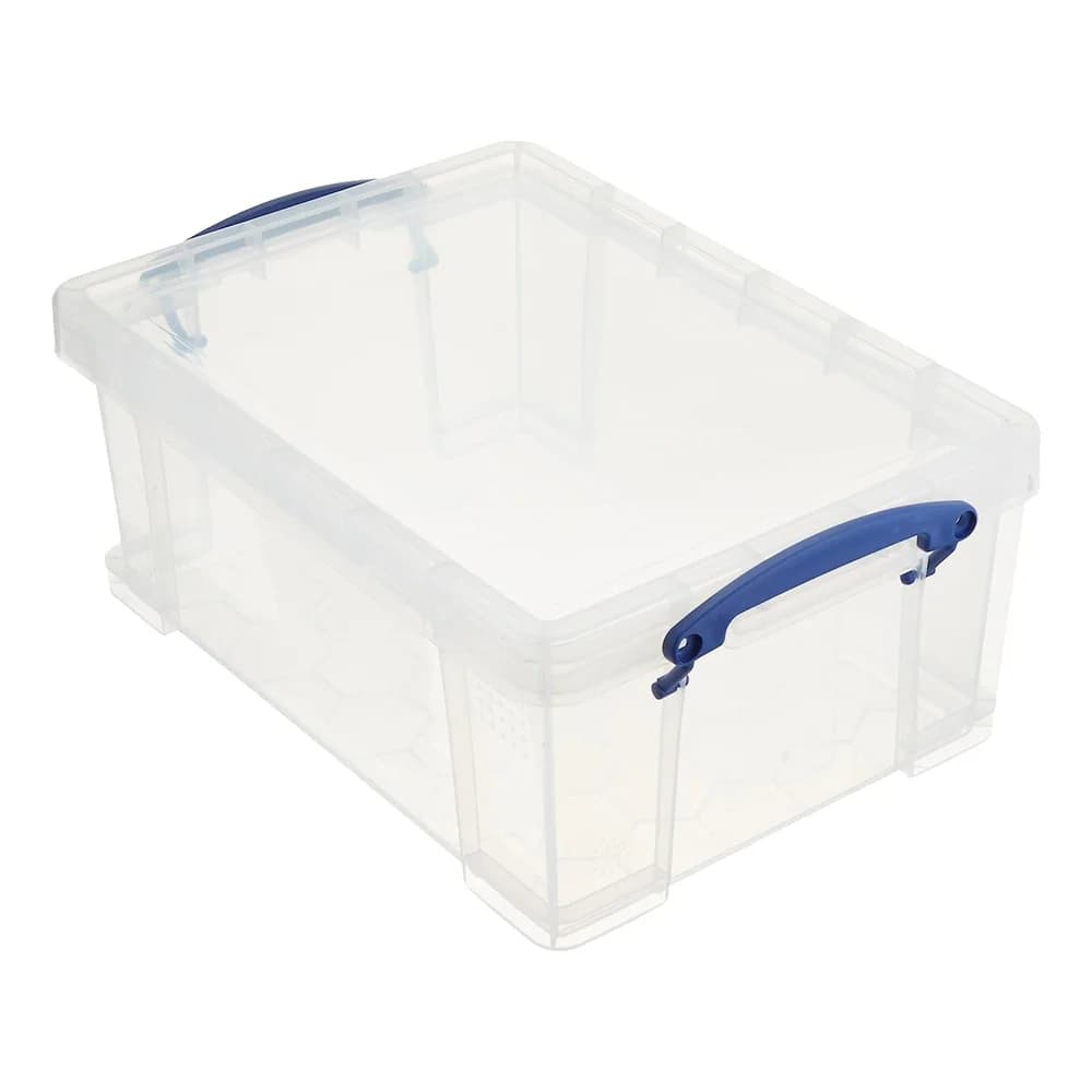 Really Useful Box Ablagebox 9 Liter transparent, 39.5x15.5x25.5 cm