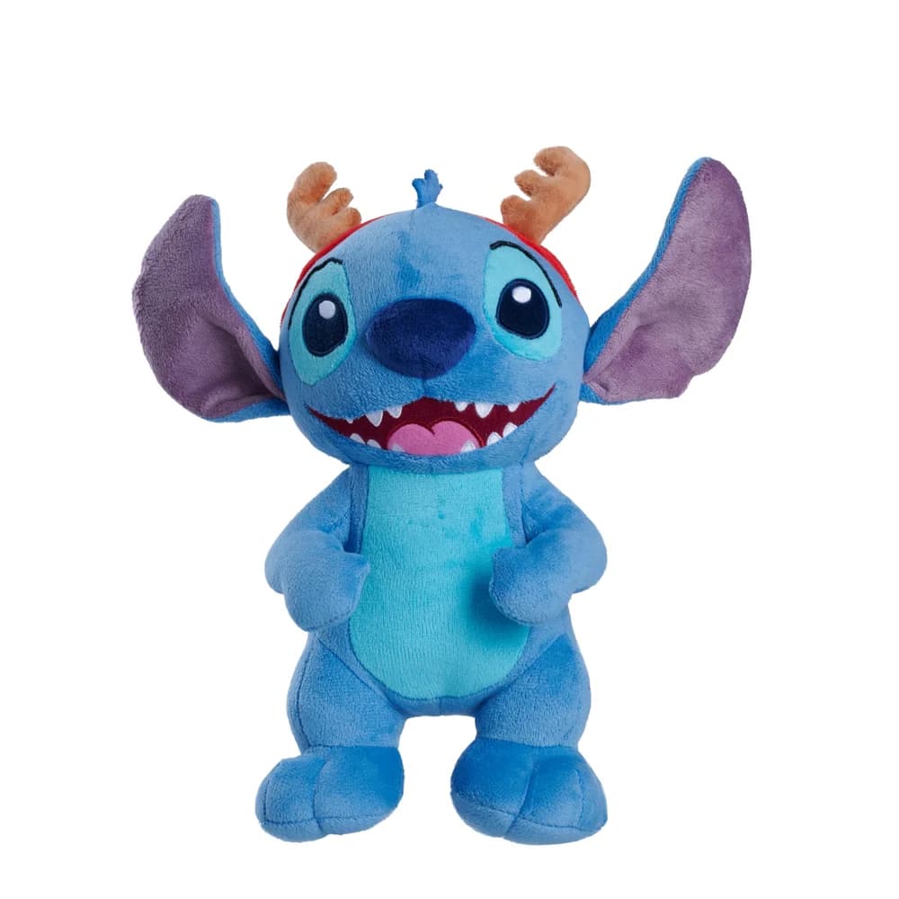 Plüschfigur Simba 6315870696 - Disney, Stitch mit Rentiergeweih, Plüsch, 25 cm