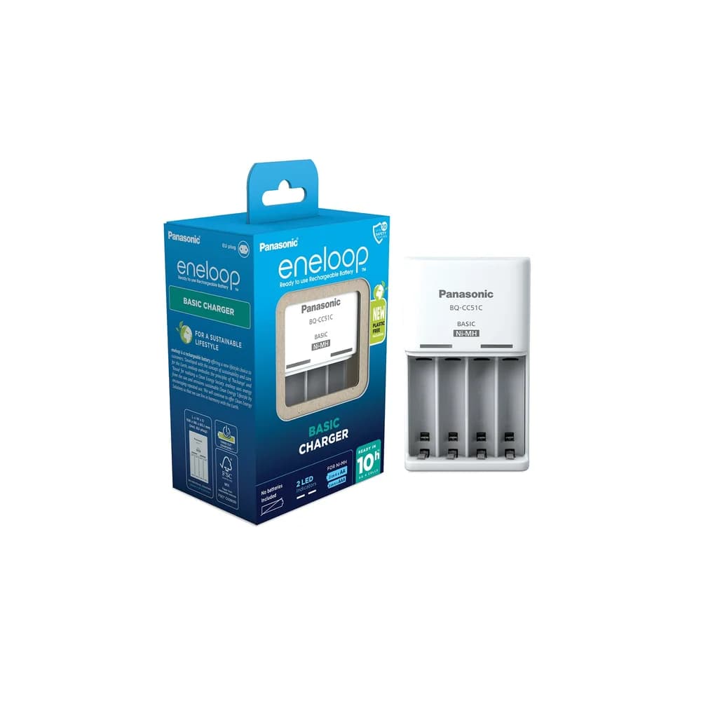 Panasonic BQ-CC51E, AA, AAA - Weiß
