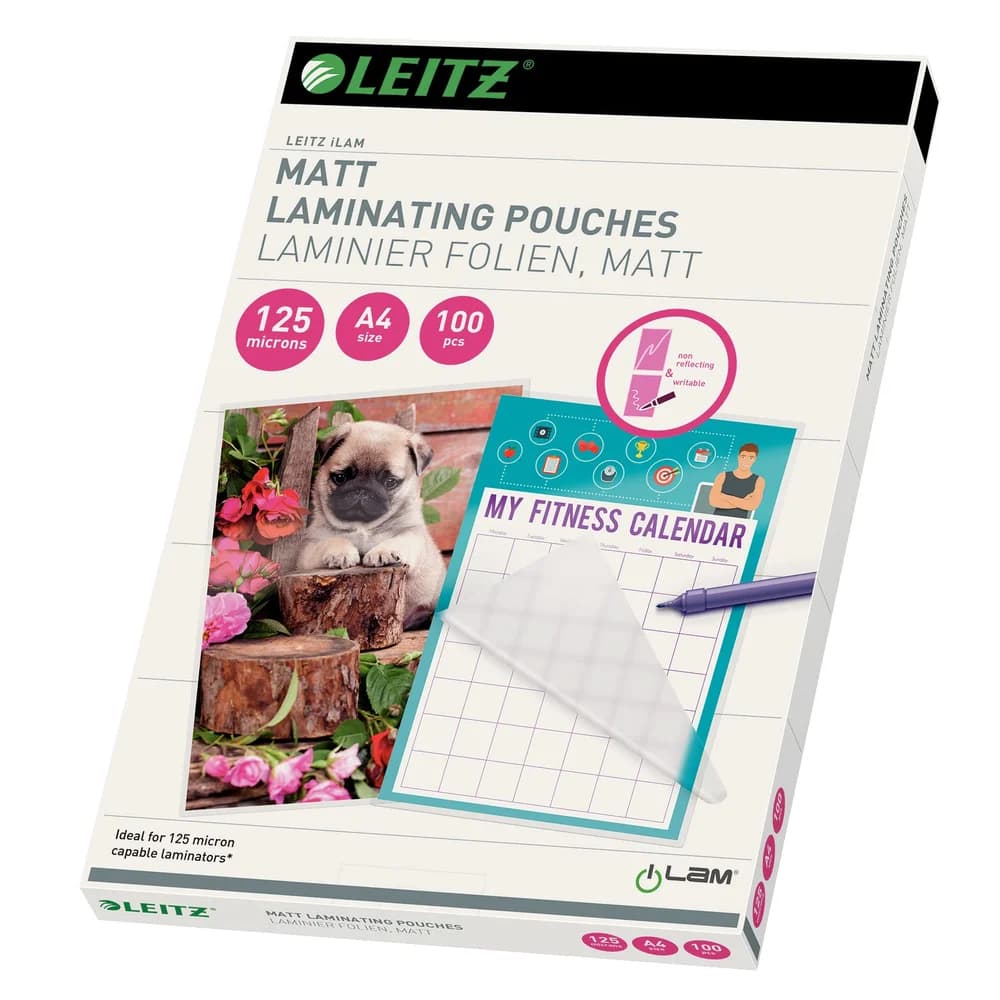 LEITZ Laminierfolien matt 125 mikron A4