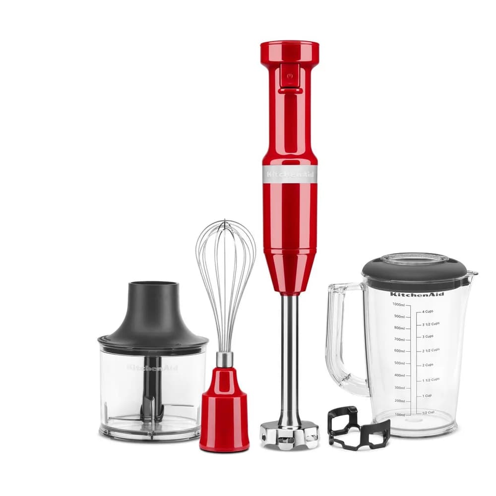 KitchenAid Stabmixer 5KHBV83EER, Kunststoff, rot
