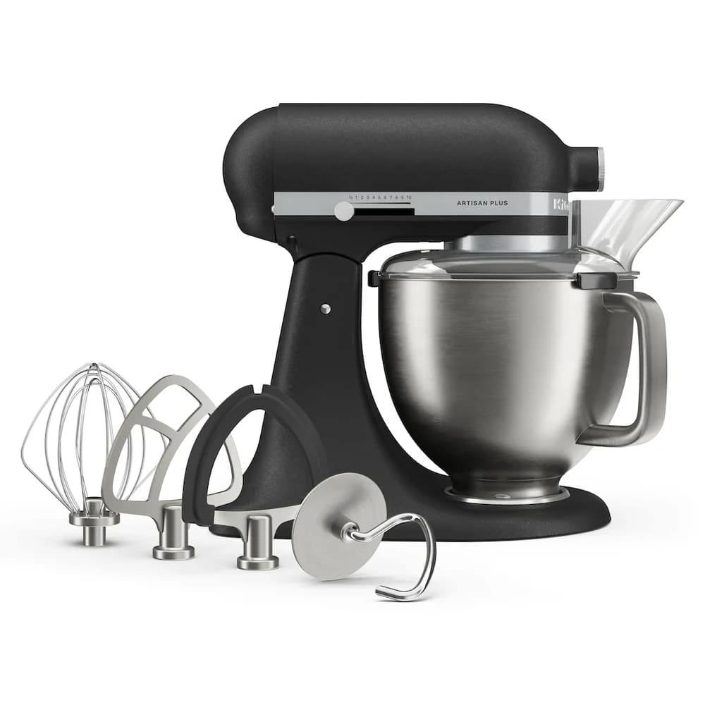 KitchenAid Küchenmaschine 5KSM50PKVEBK, 325 W, 4,7 l Schüssel schwarz