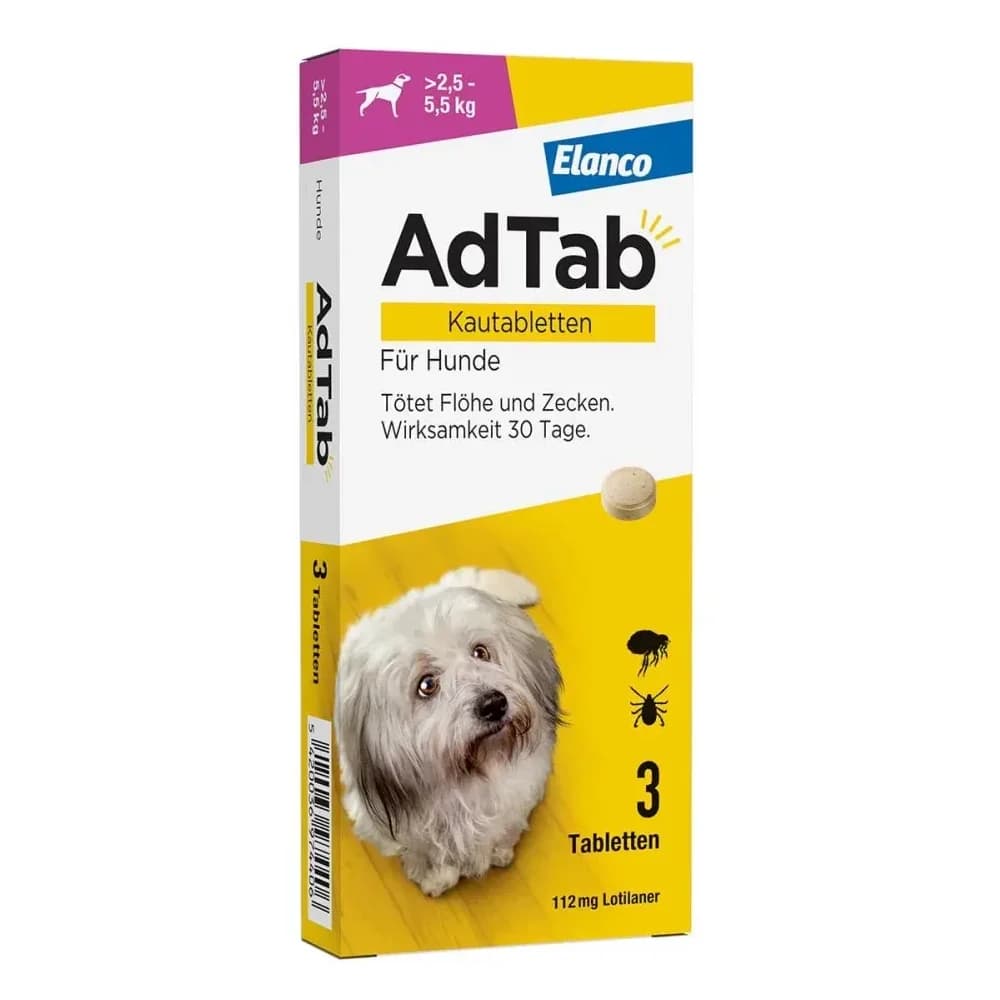 Adtab 112 mg Hund 2,5-5,5 kg