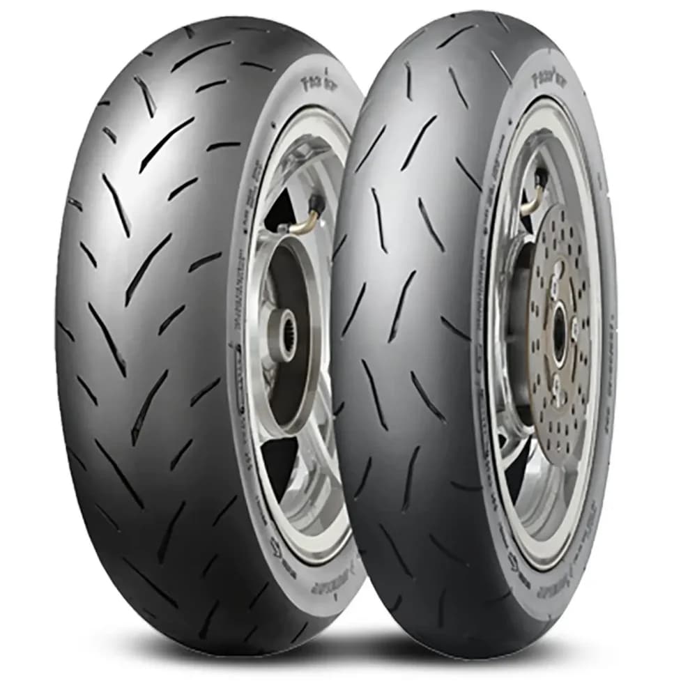 Dunlop Motorradreifen car-tyres TT 93 GP ( 100/90-10 TL 56J Hinterrad, Vorderrad ) - Schwarz