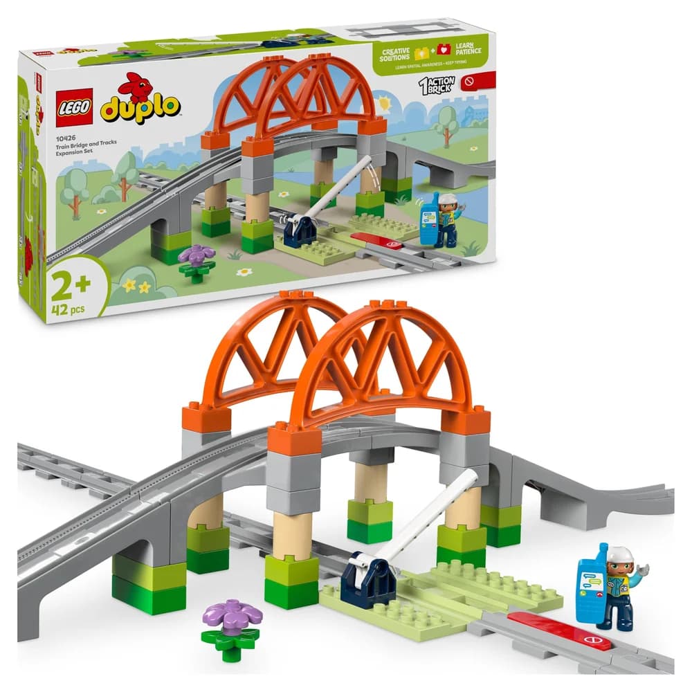 LEGO Eisenbahnbrücke und Schienen - Erweiterungsset