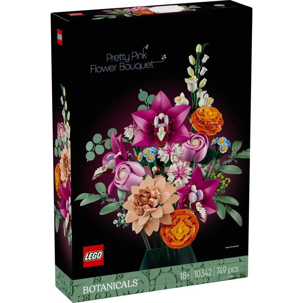 LEGO® Schöner Rosafarbener Blumenstrauß - 10342