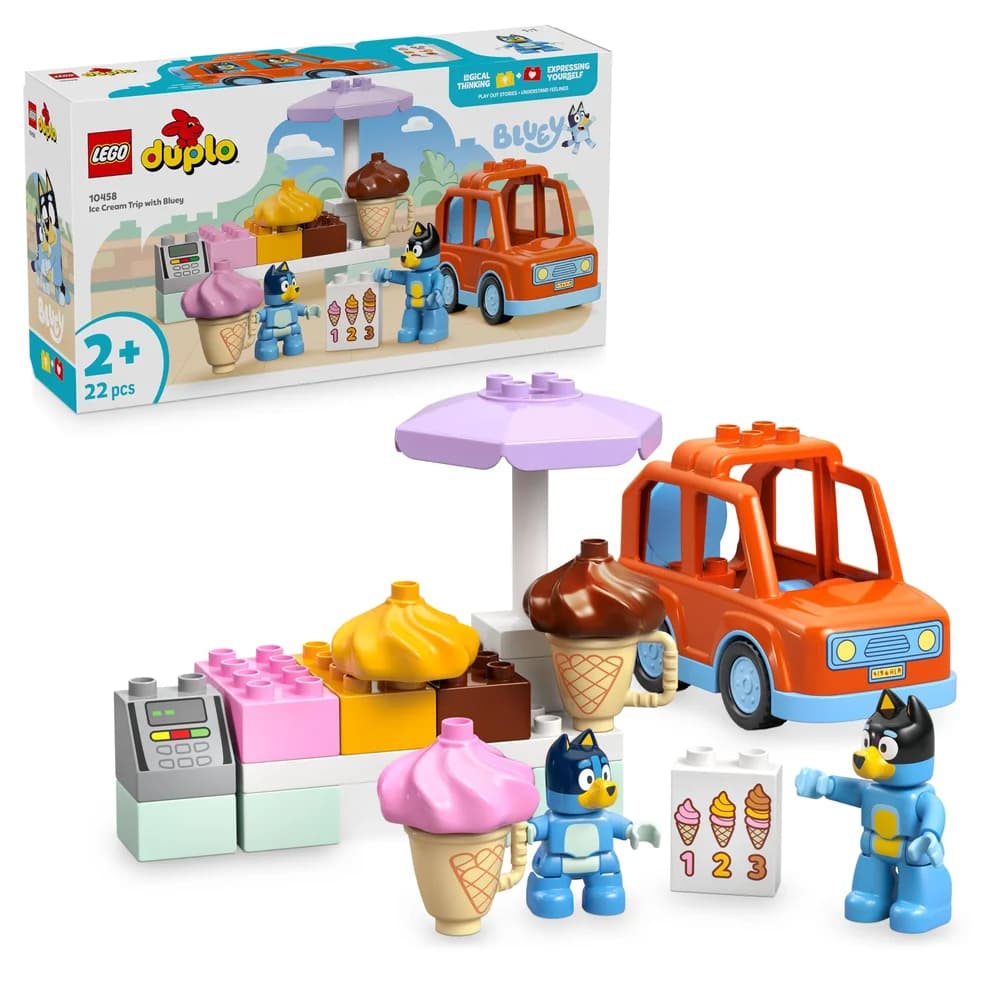 Bluey 10458 Ausflug zur Eisdiele mit Bluey