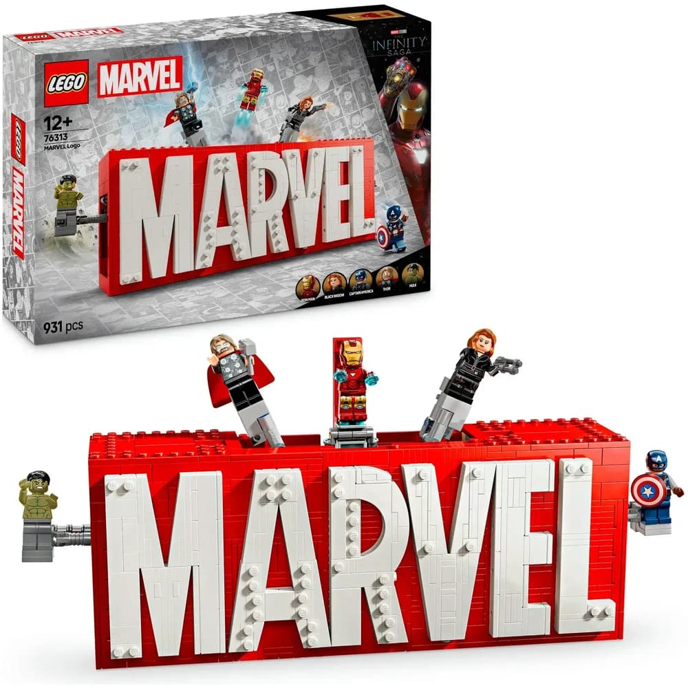 LEGO® MARVEL Logo & Minifiguren
