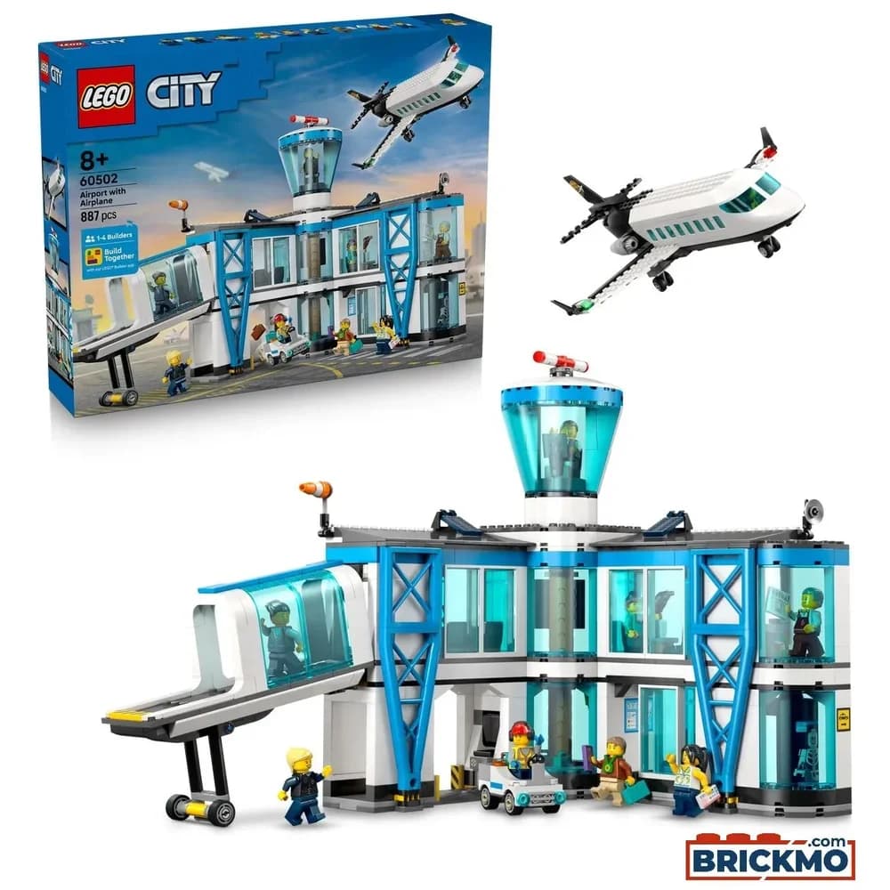 City 60502 Flughafen mit Flugzeug