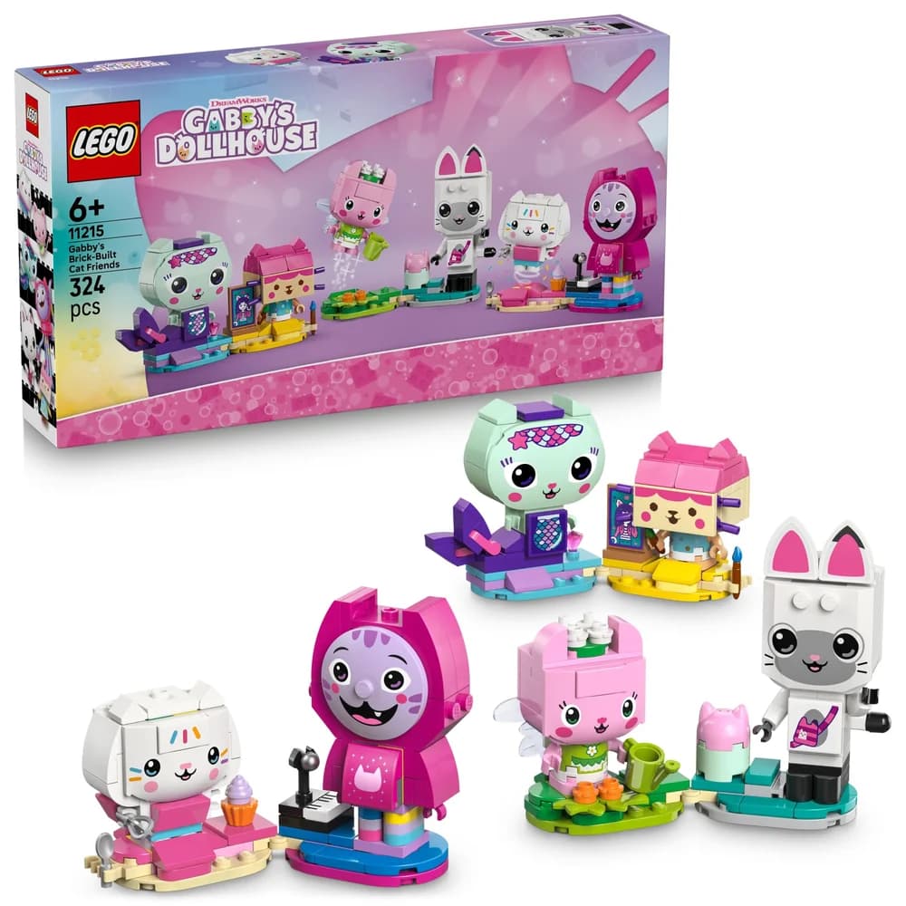 Gabbys Katzenfreunde aus LEGO Steinen - 11215