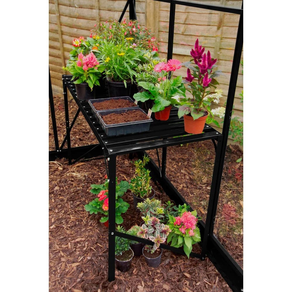 Vitavia Alutisch, 1 Ablage, 121x54x76cm, schwarz