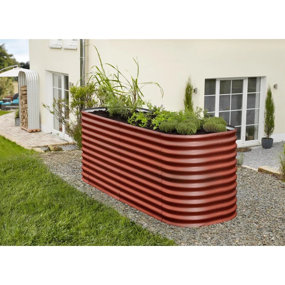Vitavia Erweiterung "Stretched" für Hochbeet "858",rubin rot,80 x 86 cm