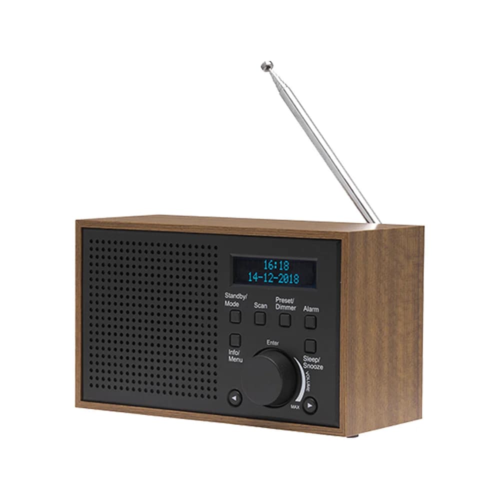 Denver DAB-46DARK GREY Radio Internet Analog & Digital Schwarz, Braun