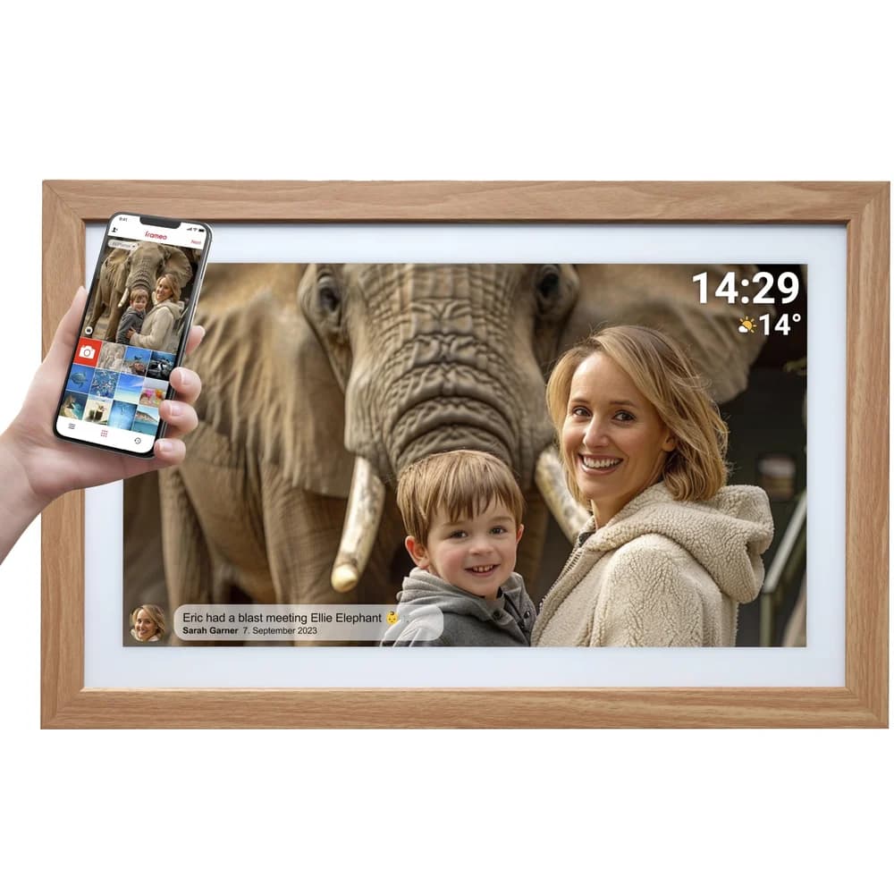 Denver Frameo PFF-2162LW 54,6cm Digitaler Bilderrahmen