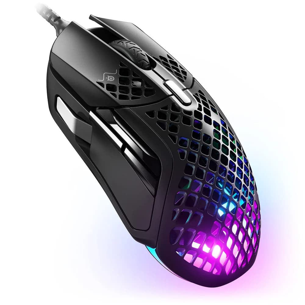 STEELSERIES Aerox 5 Gaming Maus, Mattschwarz