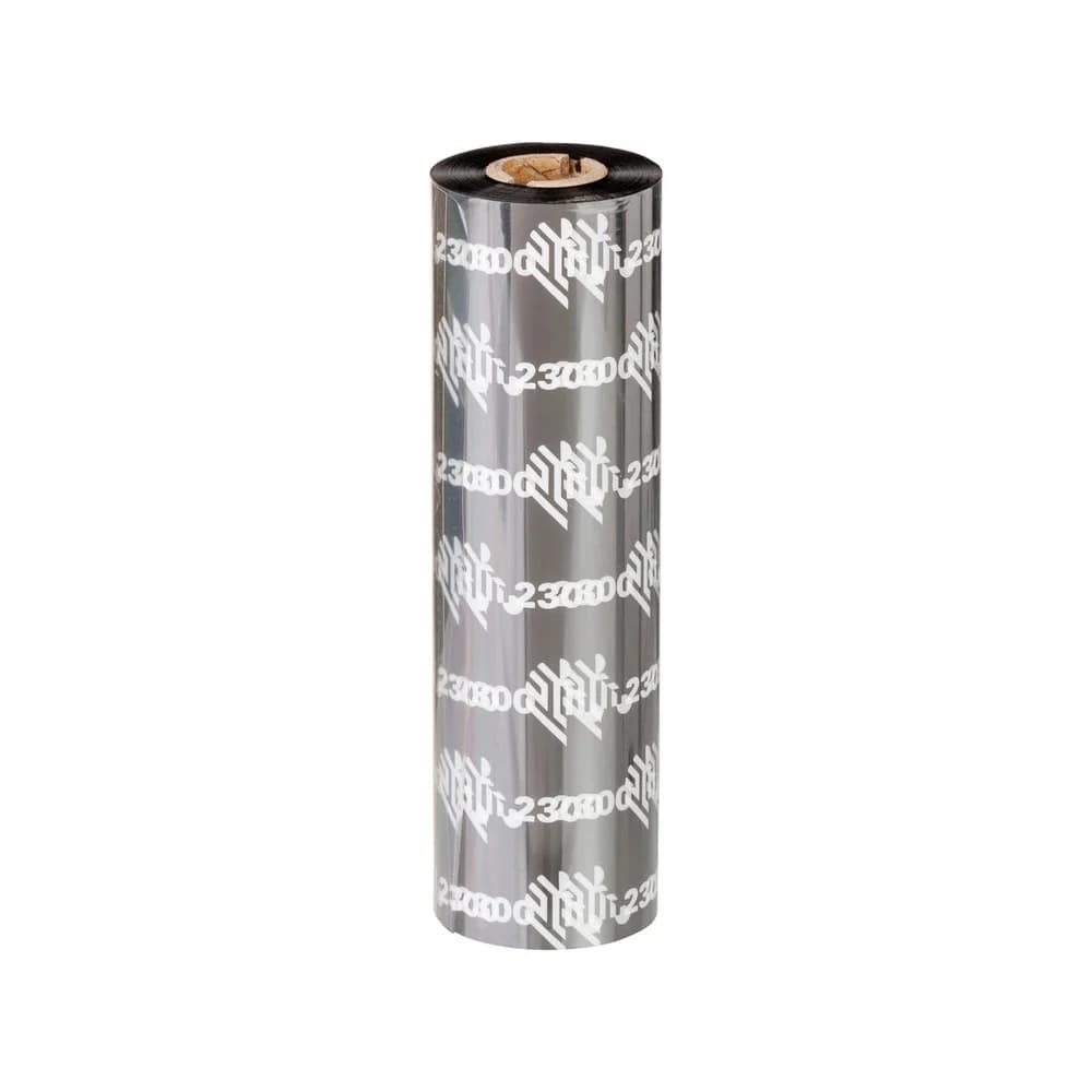 Zebra 2300 Performance Wax Thermoband 74 m Schwarz