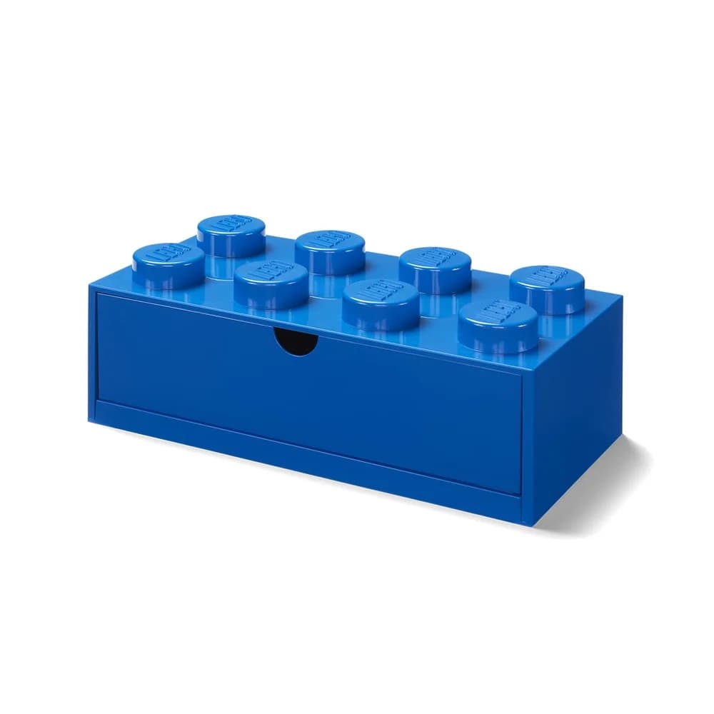 Room Copenhagen LEGO Schreibtischschublade 8 (blau, Noppen)
