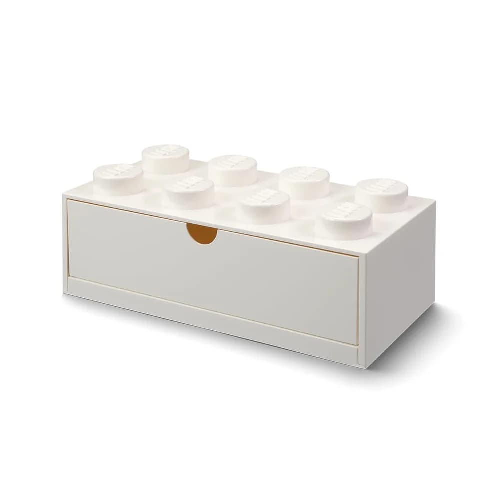 NHG Schubladenbox LEGO Desk Drawer 8 - White weiß