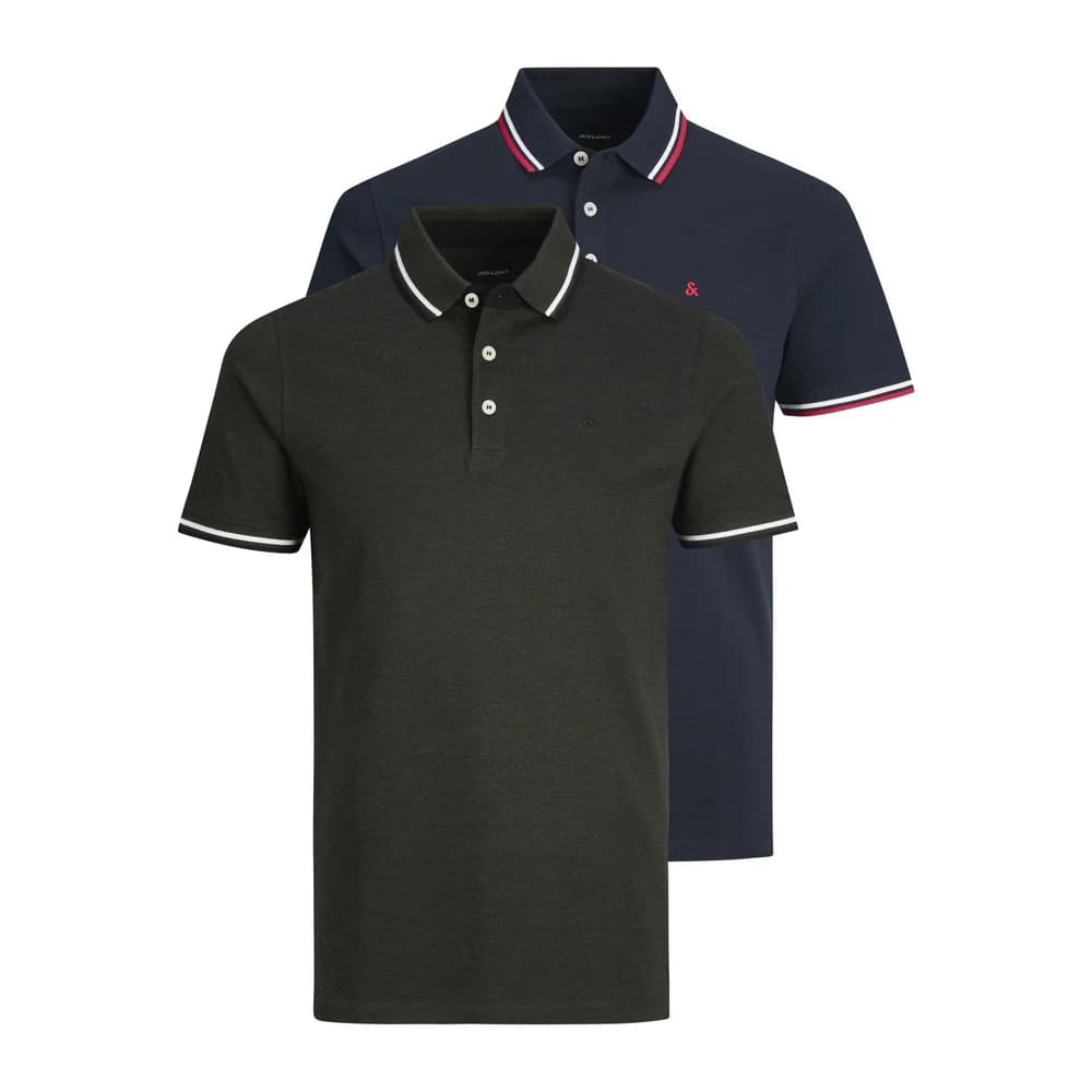 JJEPAULOS POLO 2PK Herren Poloshirt