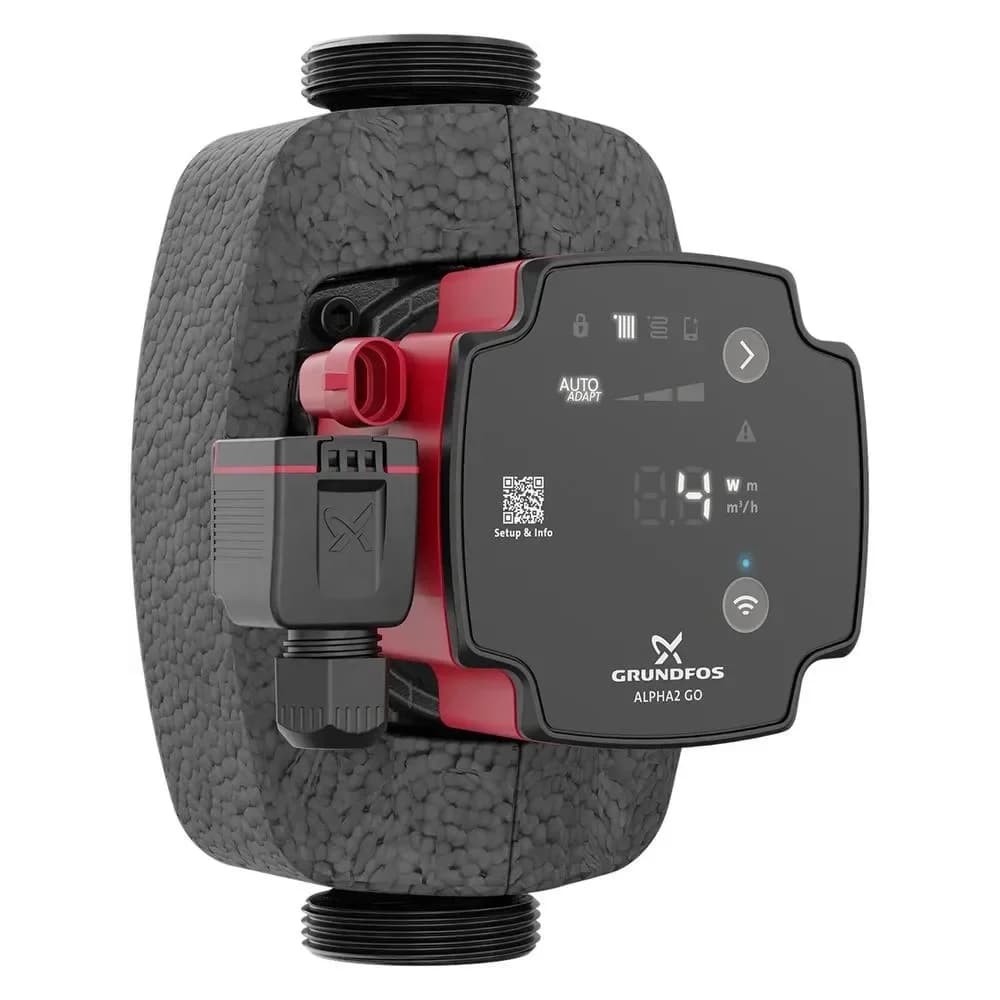 Grundfos Hocheffizienz Umwälzpumpe ALPHA2 GO 25-75 180mm
