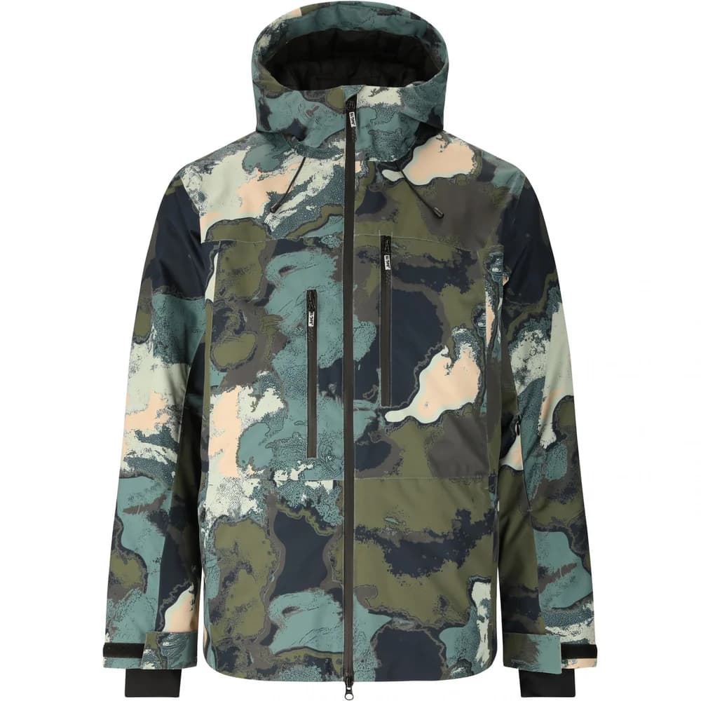 SLOPE Tuscon Allover Print Insulated Skijacke Herren 3256 - grape leaf XL