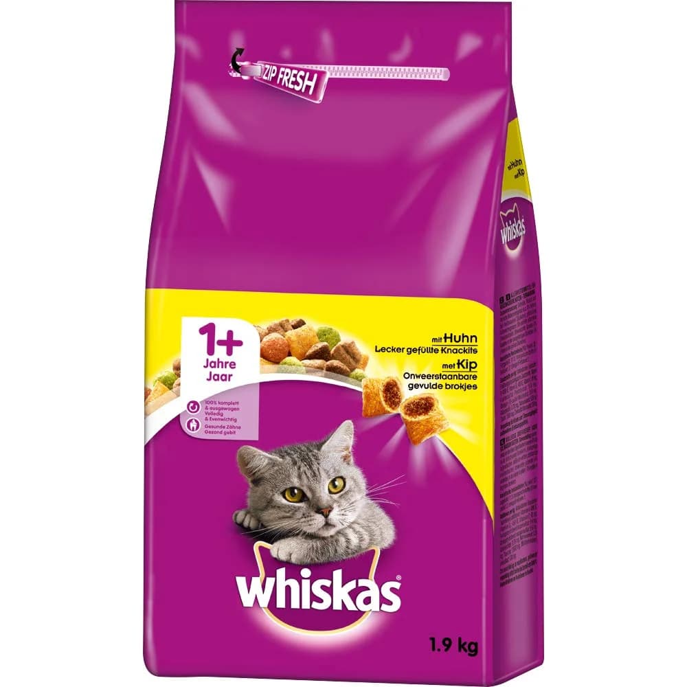 Whiskas 1+ mit Huhn 1x1.9 kg