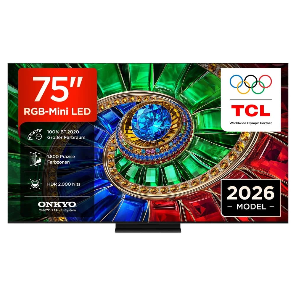 TCL 75RM7L LED-Fernseher (75.0 Zoll, 4K Ultra HD, Smart TV) schwarz