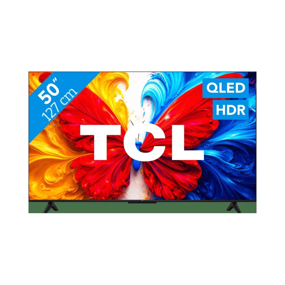TCL S5L 50S5L, 127 cm (50"), 3840 x 2160 Pixel, QLED, Smart-TV, WLAN, Schwarz - Schwarz