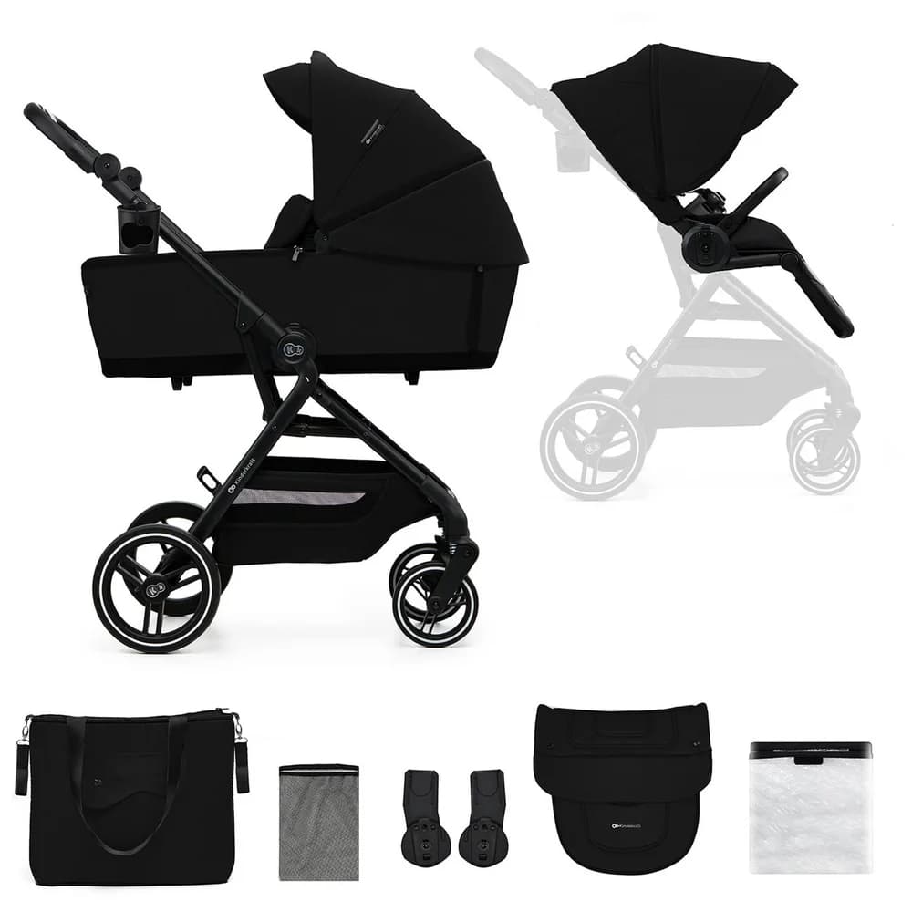 Kinderkraft Kombi-Kinderwagen YOXI 2IN1, (Set) schwarz