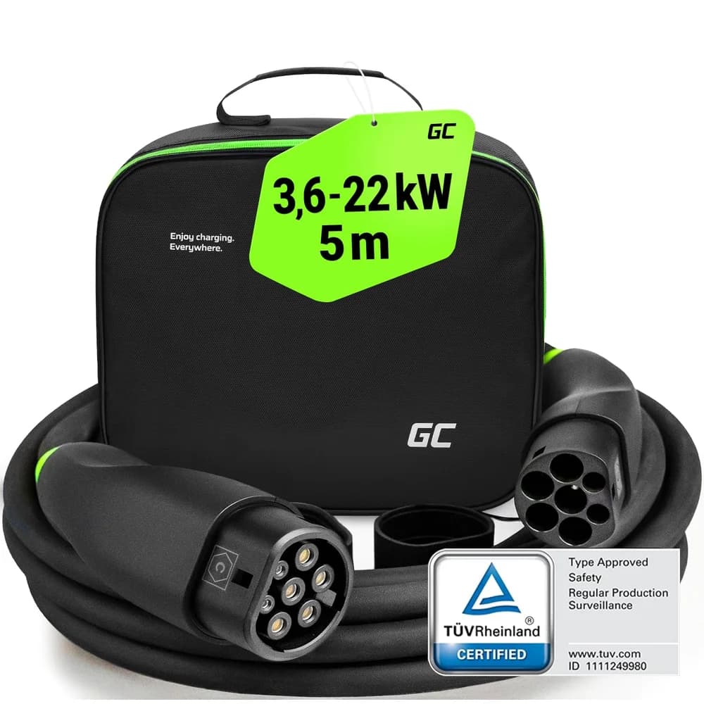 GC EVKABGC01 - Typ 2 Kabel, für E-Fahrzeuge, 22 kW, 5 m