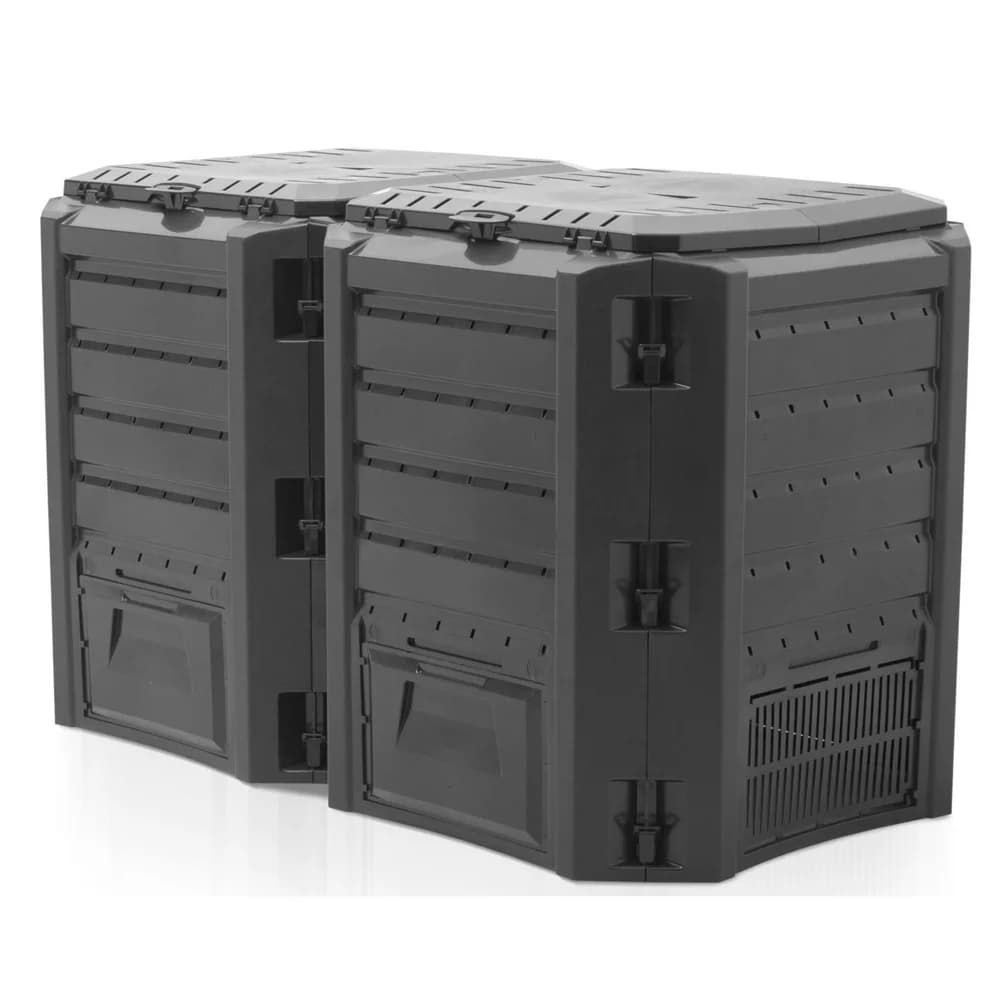 Prosperplast Doppel-Komposter »Module Compogreen«, 800 L, mit Entnahmeklappe