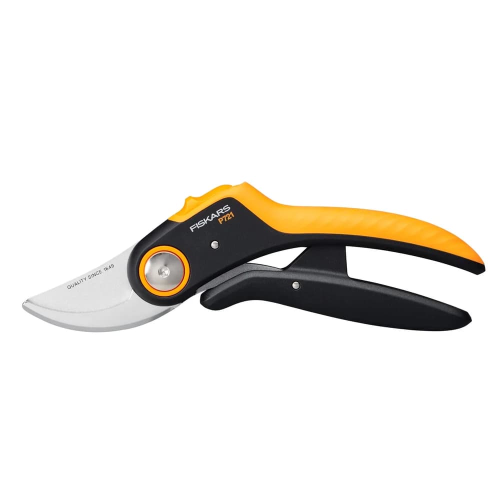 Fiskars Gartenschere, Bypass (P721) Plus PowerLever