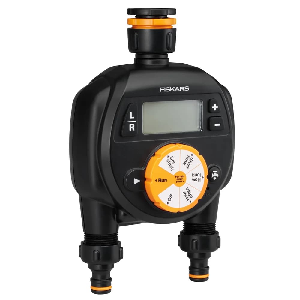 Fiskars Zeitschaltuhr Timer mit 2 Ausgängen 1054792