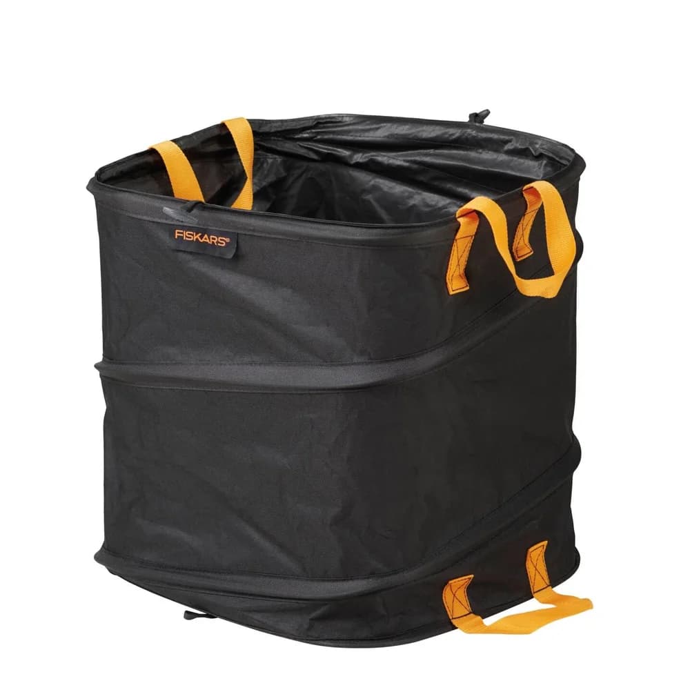 FISKARS Gartensack »Ergo Pop-Up«, 73L, eckig schwarz/orange