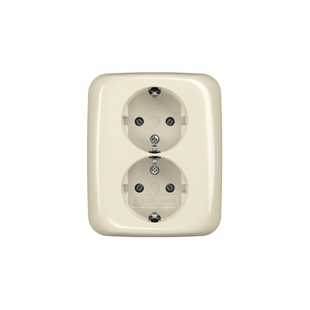 Busch-Jaeger SCHUKO-Doppelsteckdose 202 EUJ-212