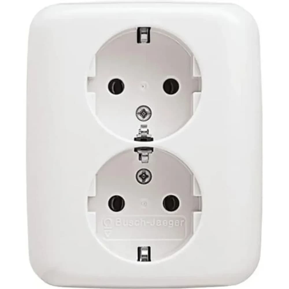 Busch-Jaeger SCHUKO-Doppelsteckdose 202 EUJ-214