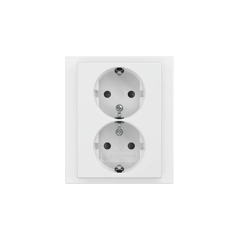 Busch-Jaeger SCHUKO-Doppelsteckdose 202 EUJB-84