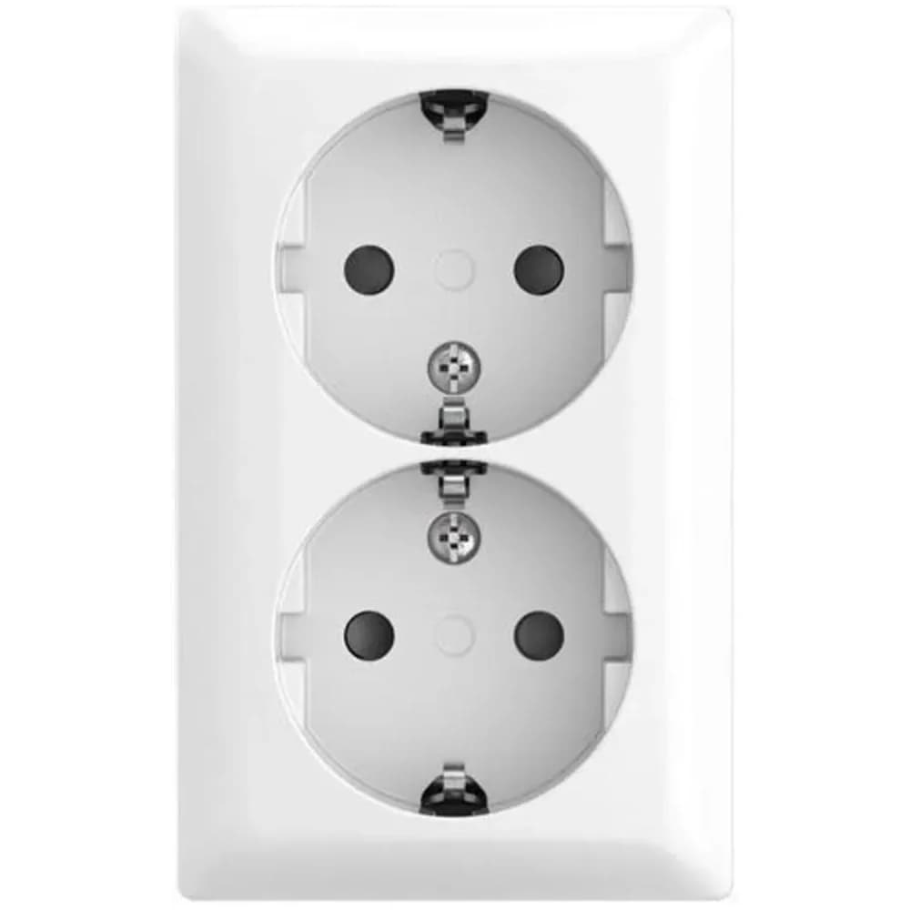 Busch-Jaeger SCHUKO Doppelsteckdose AP 202 EAPBJ-524