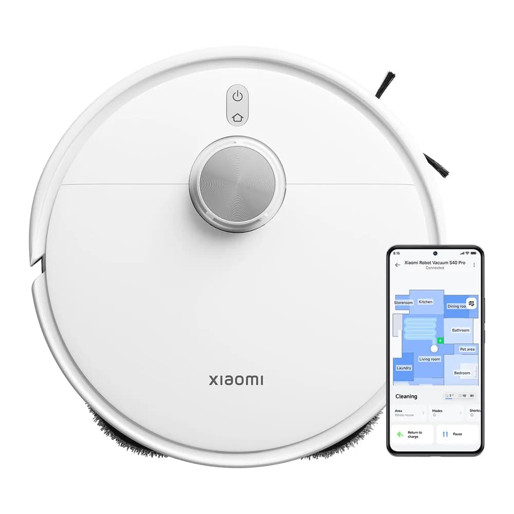 Xiaomi Robot Vacuum S40 Pro Weiß Saugroboter mit Wischfunktion