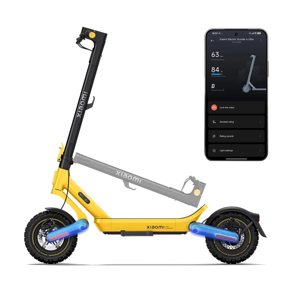 Xiaomi Electric Scooter 6 Ultra DE TP schwarz/gelb