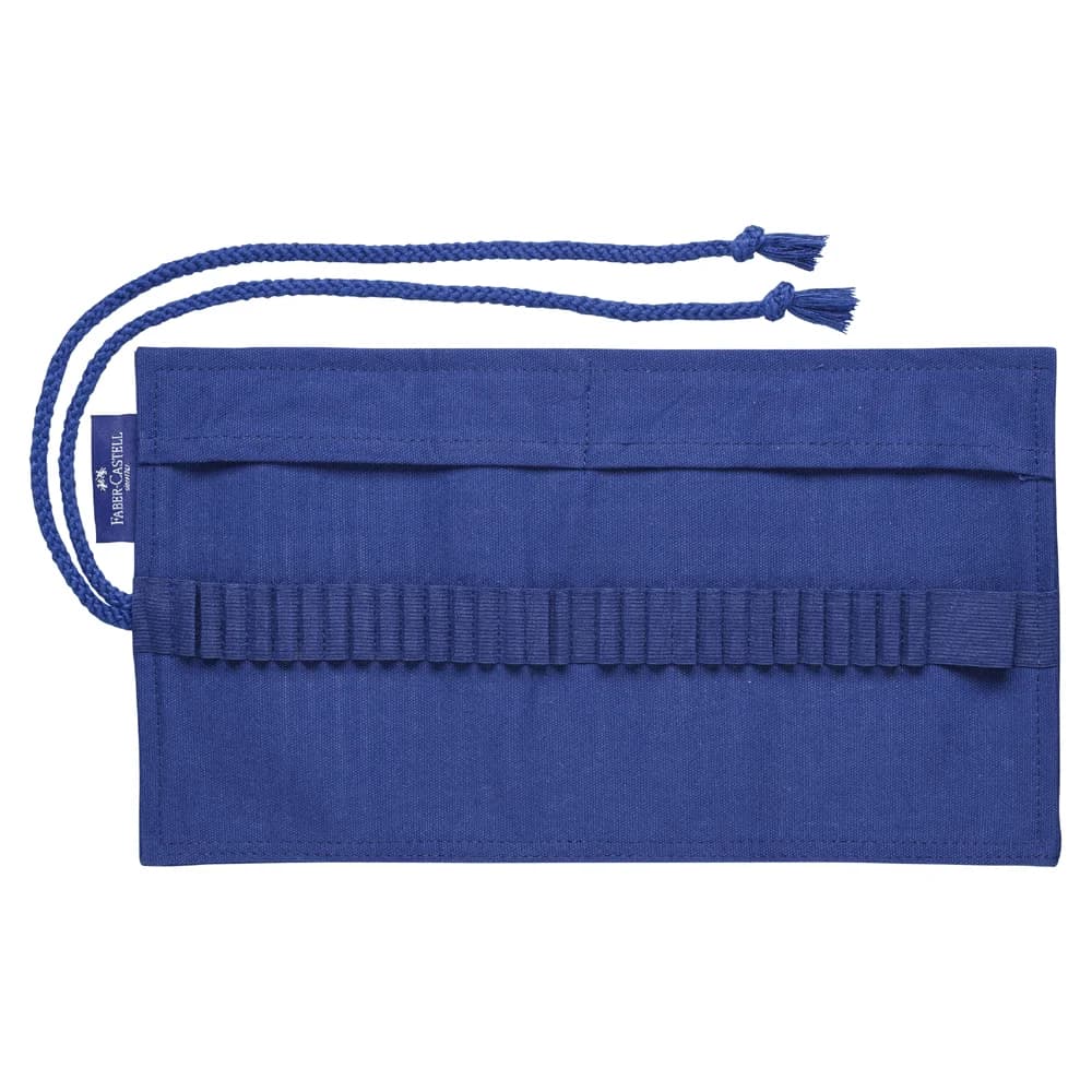 Faber-Castell 114664 Etui Weiches Federmäppchen Baumwolle Blau
