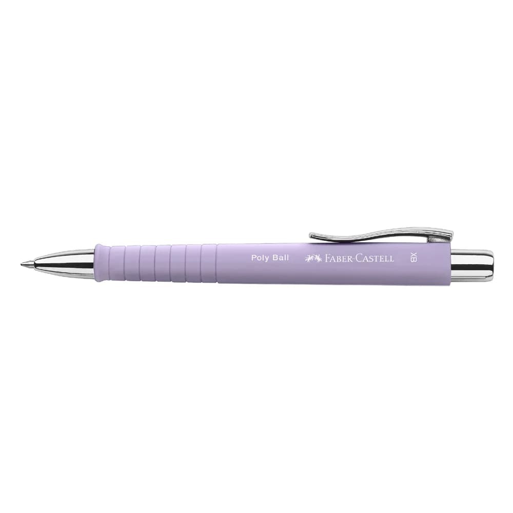 Faber-Castell Kugelschreiber Kugelschreiber POLY BALL XB 241104 schwarzeet lilac