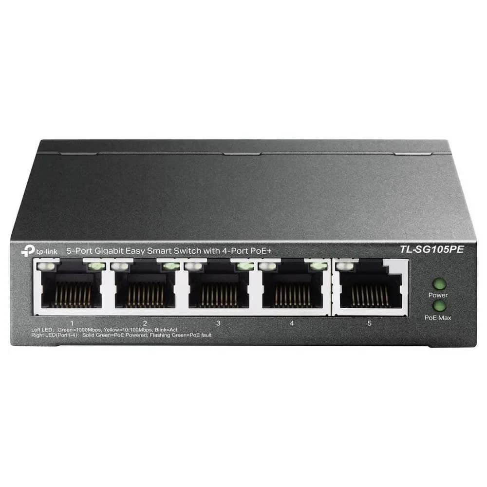 5P TP-LINK TL-SG105PE PoE+