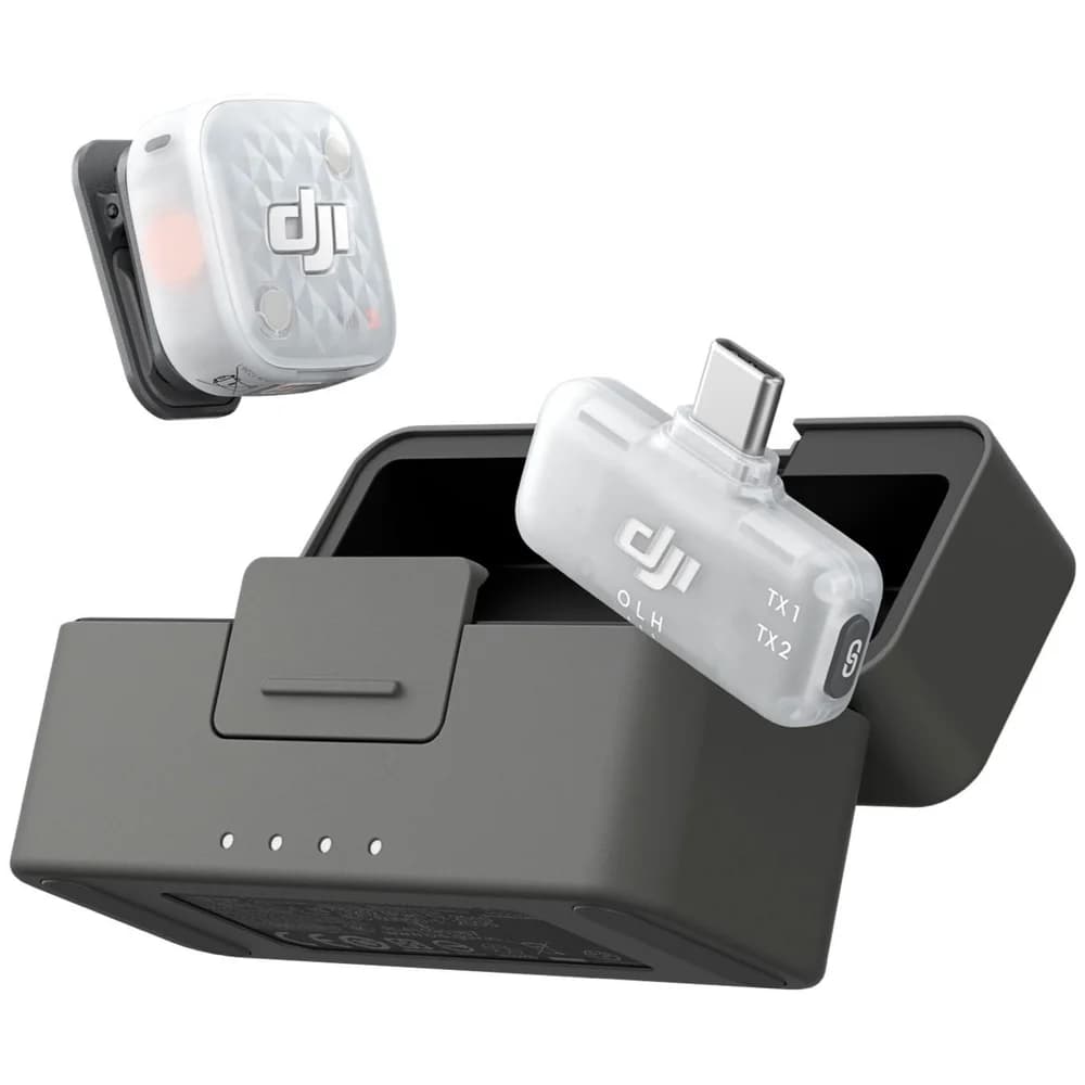 DJI Mic Mini 2S (1 TX + 1 Mobile RX Charging Case) Mikrofon-Set