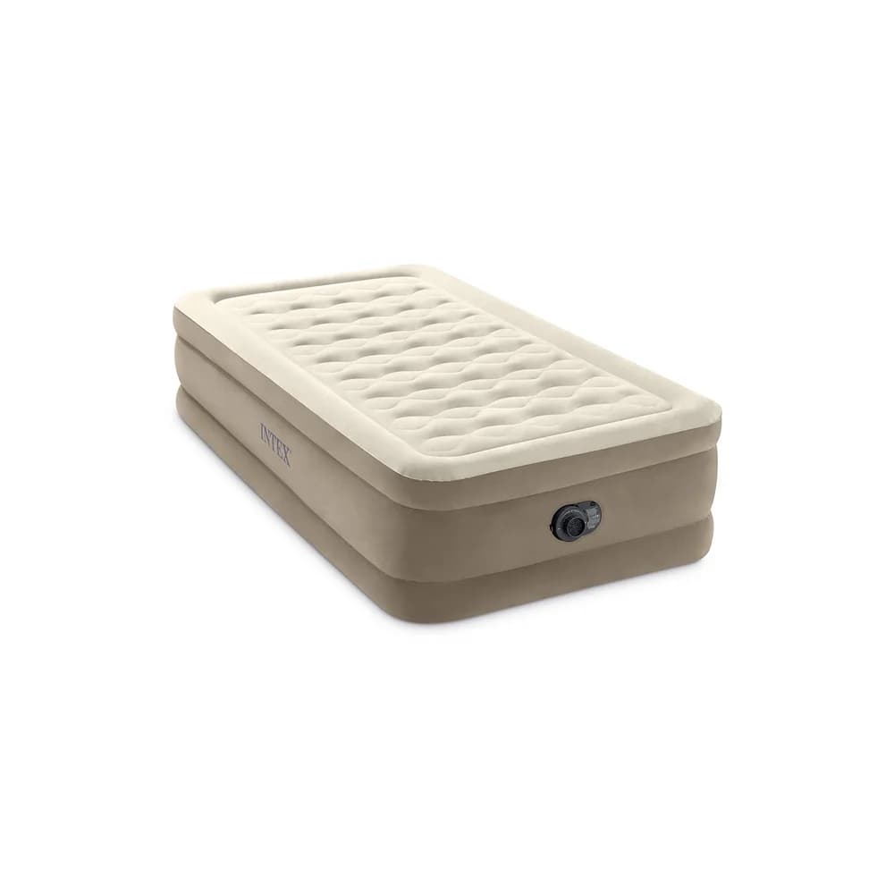 Intex Luftbett Twin Ultra Plush Luftbett mit Fiber-Tech RP, 191x99x46 cm