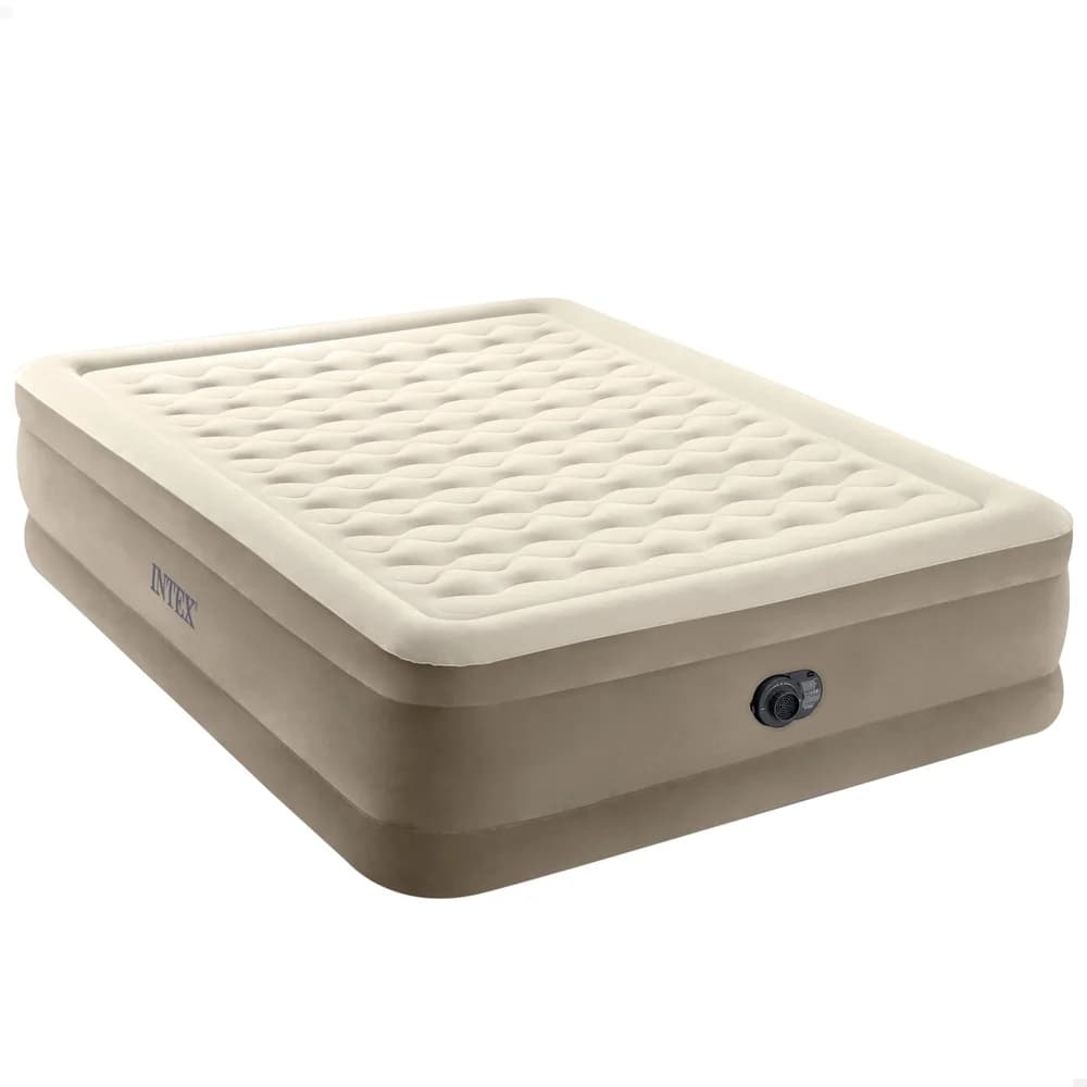 Intex Luftbett DuraBeam UltraPlush beige 152 cm x 203 cm x 46 cm