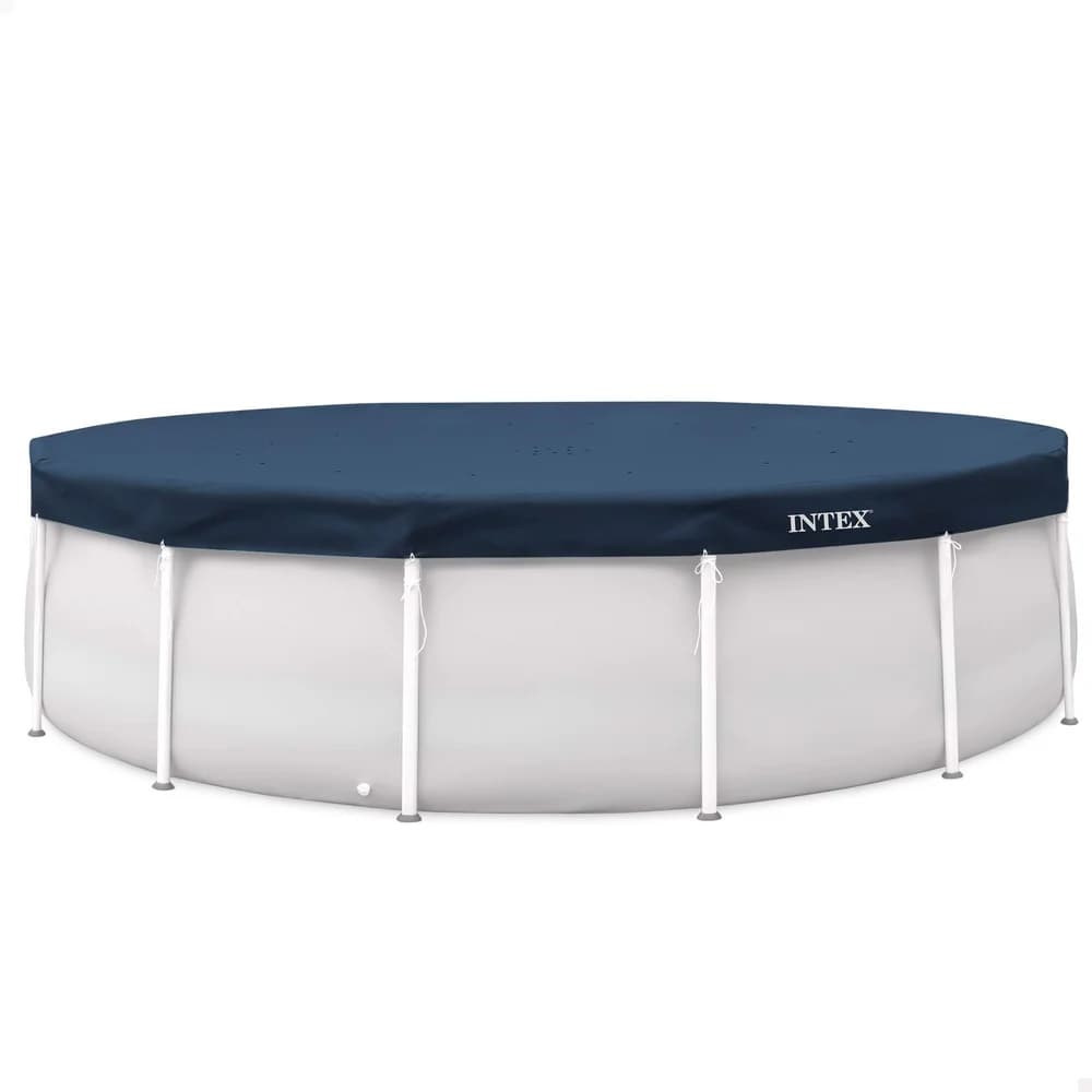 Intex Pool-Abdeckplane Deluxe, Ø 457 cm blau